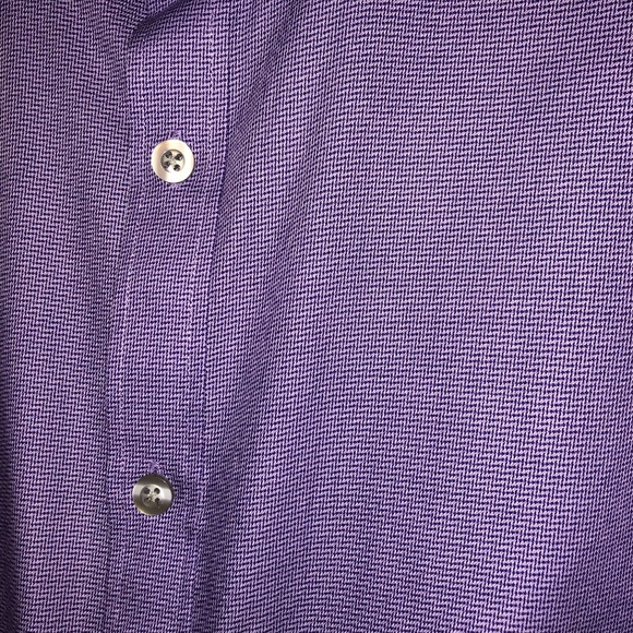 Michael Kors, Purple Button Down, 17/23-33 - Picture 4 of 5